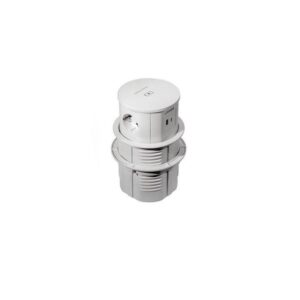 پریز آسانسوری GLASS کد 10110 ملونی سفید-
