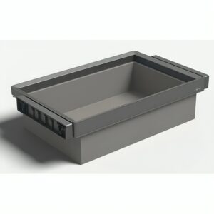 باکس چرمی ریلی سری Monika رنگ Gun Grey سایز 60